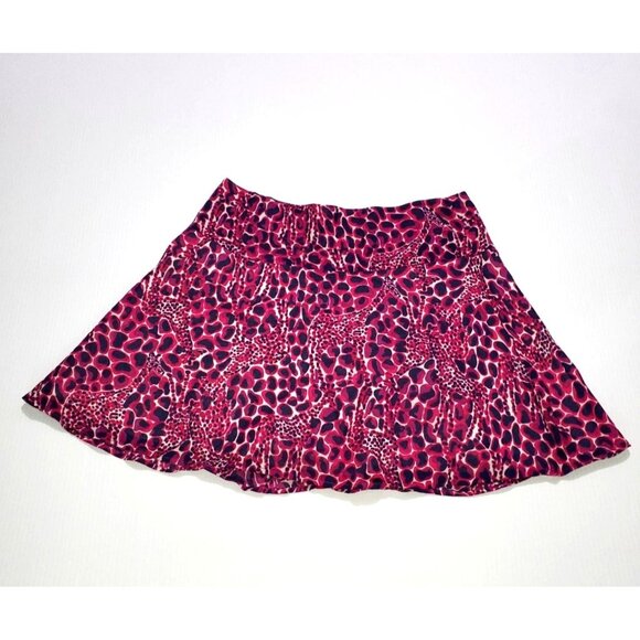 Lilly Pulitzer Women's Pink/Black Charleston Gigi Giraffe Mini Skirt Size 8 934 - Picture 4 of 9